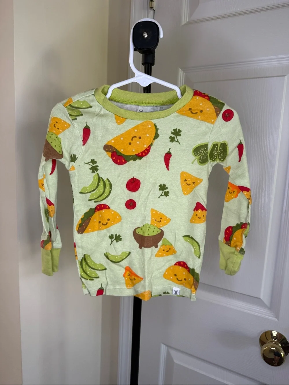 HONEST Light Green Taco & Chili Pajamas